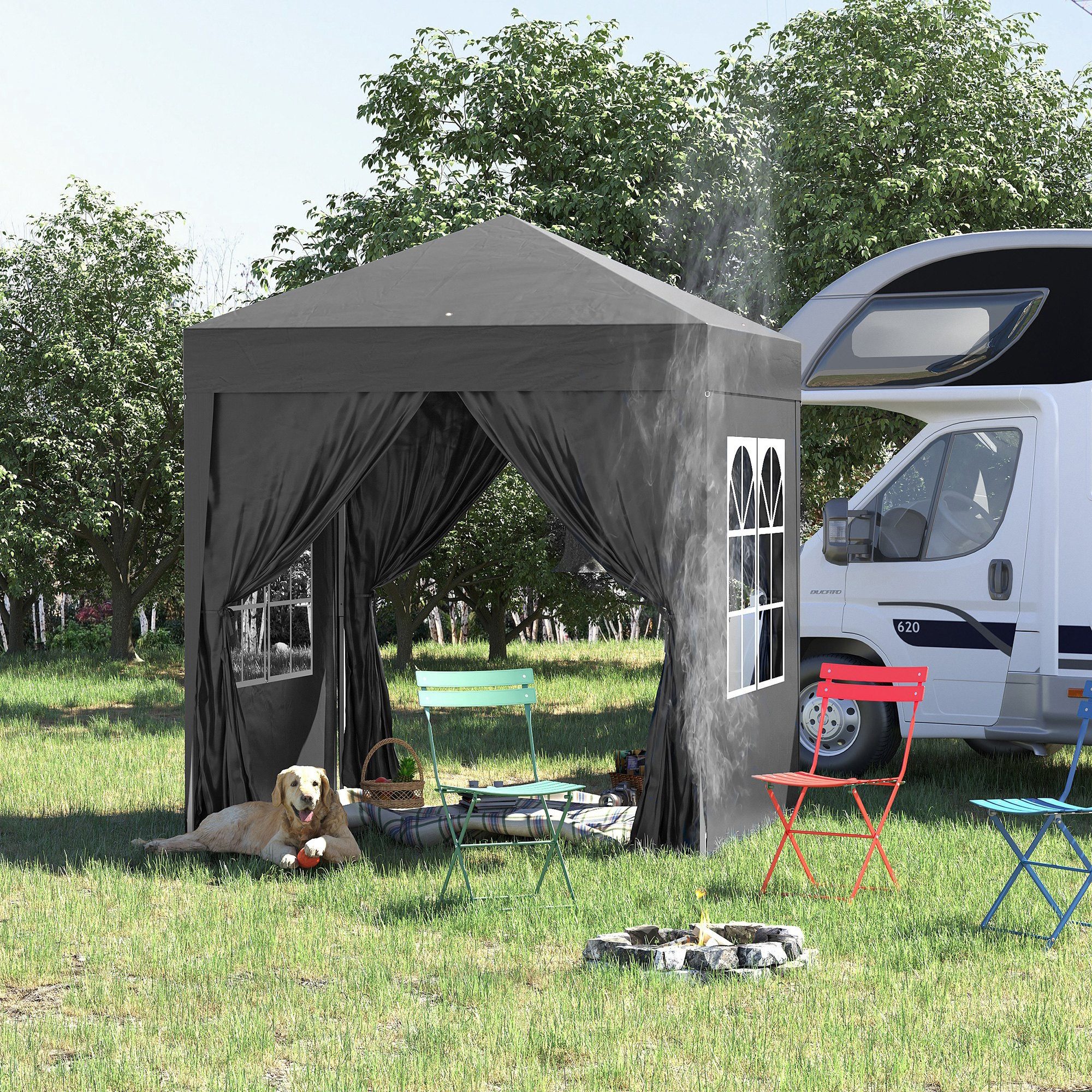 Outsunny Faltpavillon Festzelt mit Tragetasche, Festzelt günstig online kaufen