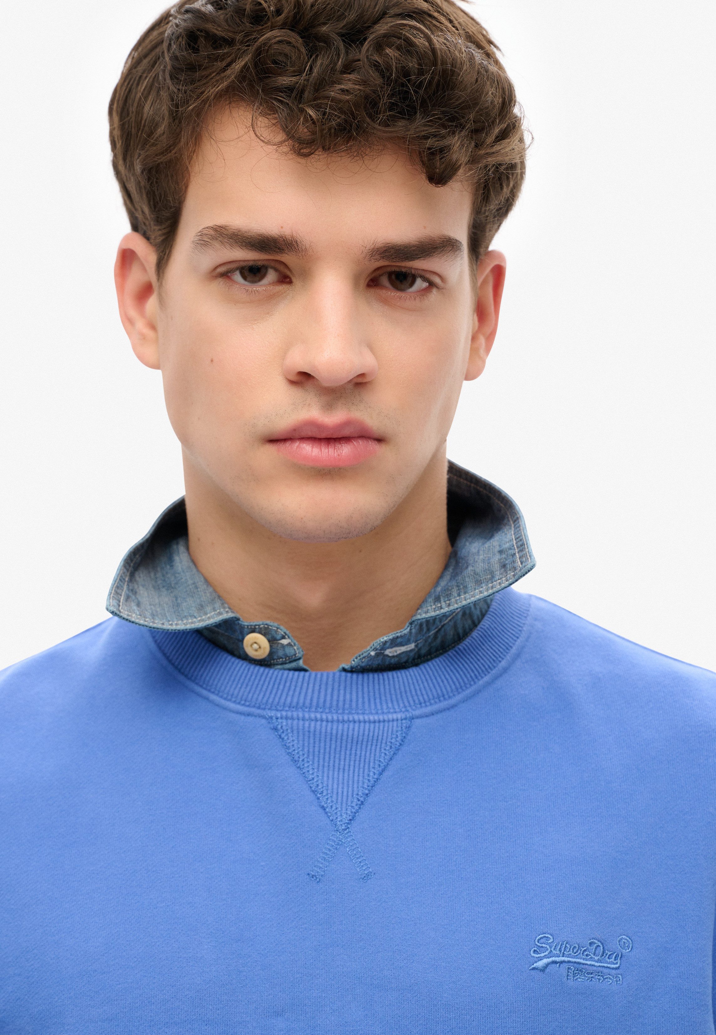 Superdry Sweatshirt ESSENTIAL LOGO CREW SWEATSHIRT Baumwollmischung, loose günstig online kaufen