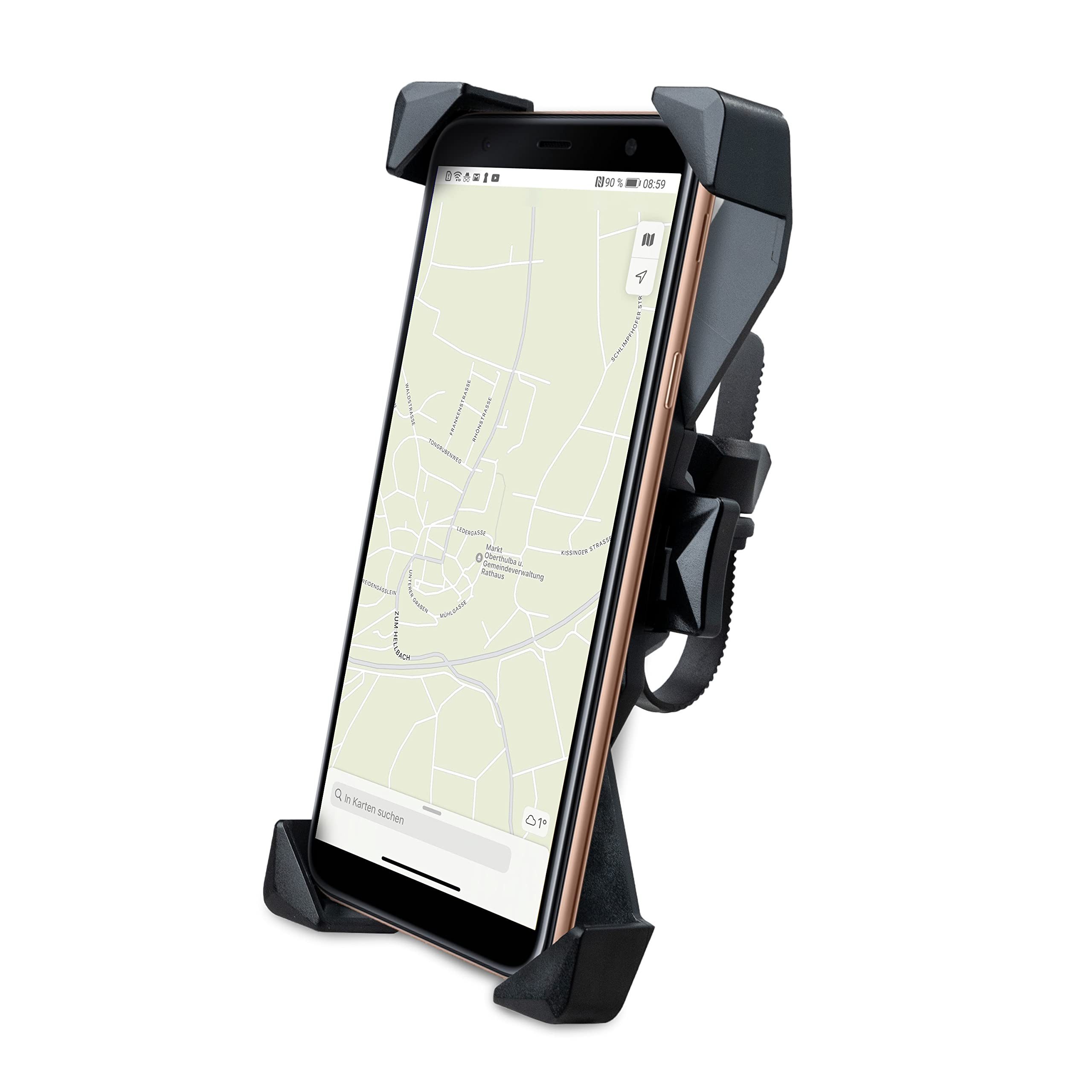 XiRRiX Handy-Halterung Fahrradhalterung Handy - universal Fahrrad Halterung für Smartphone, (4,7 - 7 Zoll (11,9 - 17,8 cm)