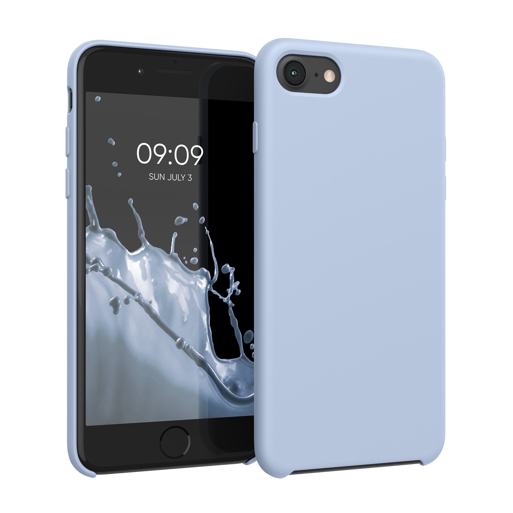 kwmobile Handyhülle Handyhülle für Apple iPhone SE (2022 / 2020) / iPhone 8 / 7 Hülle, Weiches Handy Silikon Case - Schutzhülle Cover