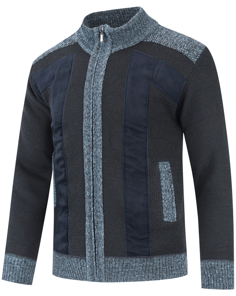 Allthemen Cardigan Herren Cardigan Grobstrick Gefüttert günstig online kaufen