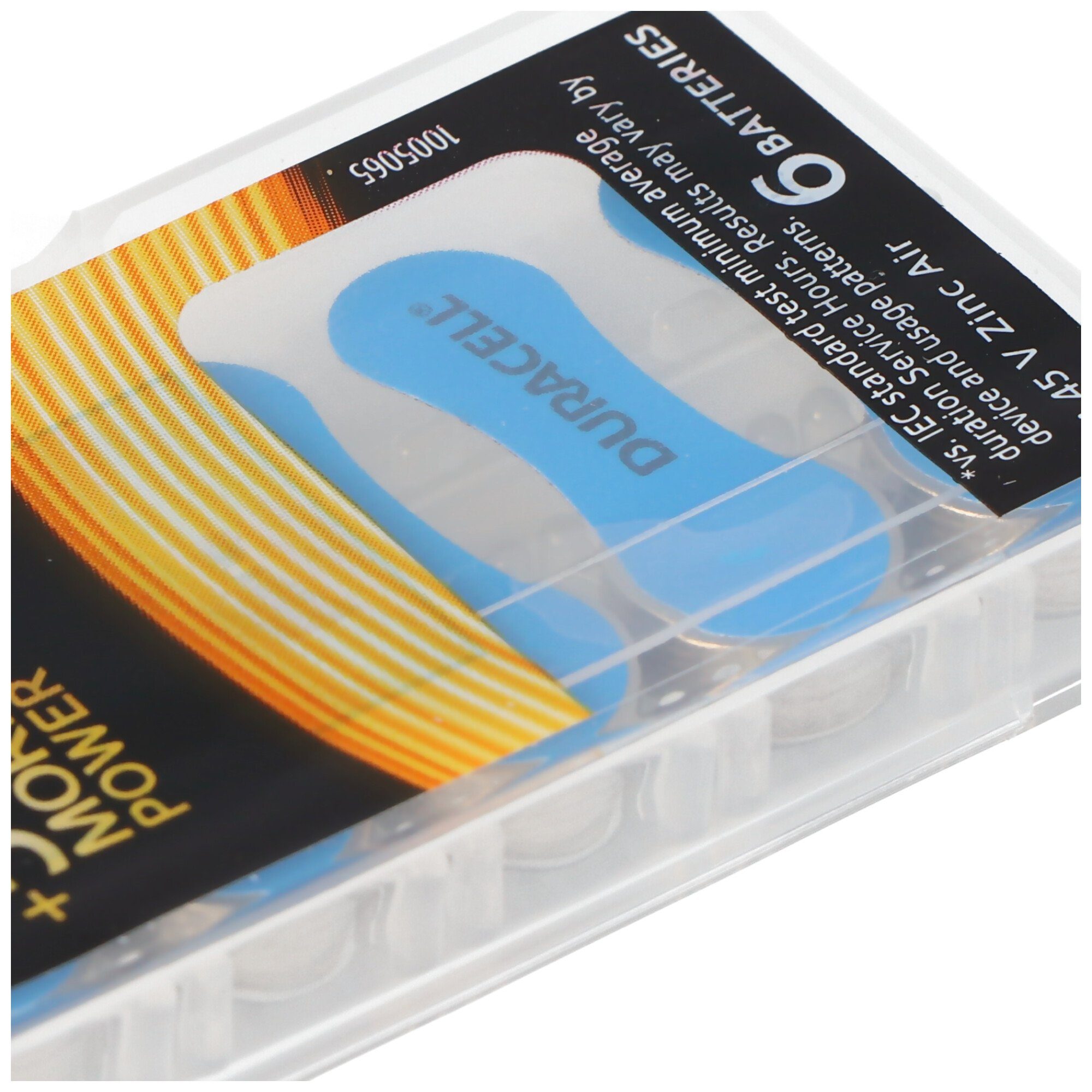Duracell Duracell Hörgerätebatterie 675, IEC PR44 Zink Air Batterien 6 Stück i Batterie, (1,4 V)