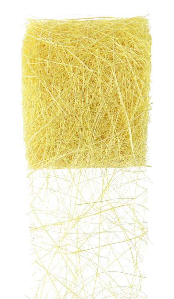 Santex Tischband Dekoband ABACA, Pflanzenfaser-Band, Raffia/Sisal 7cm/5m