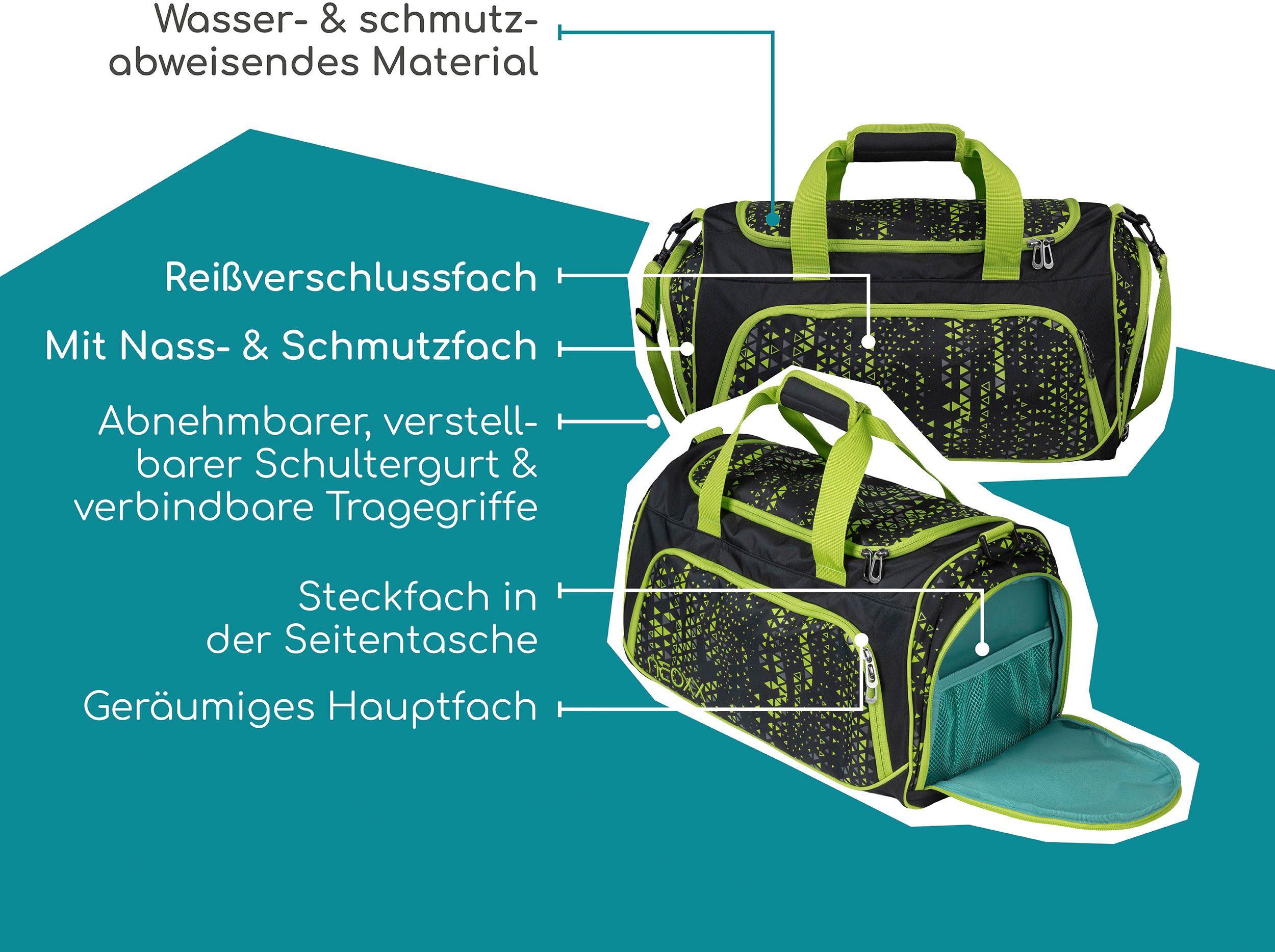 neoxx Sporttasche Move, teilweise aus recyceltem Material