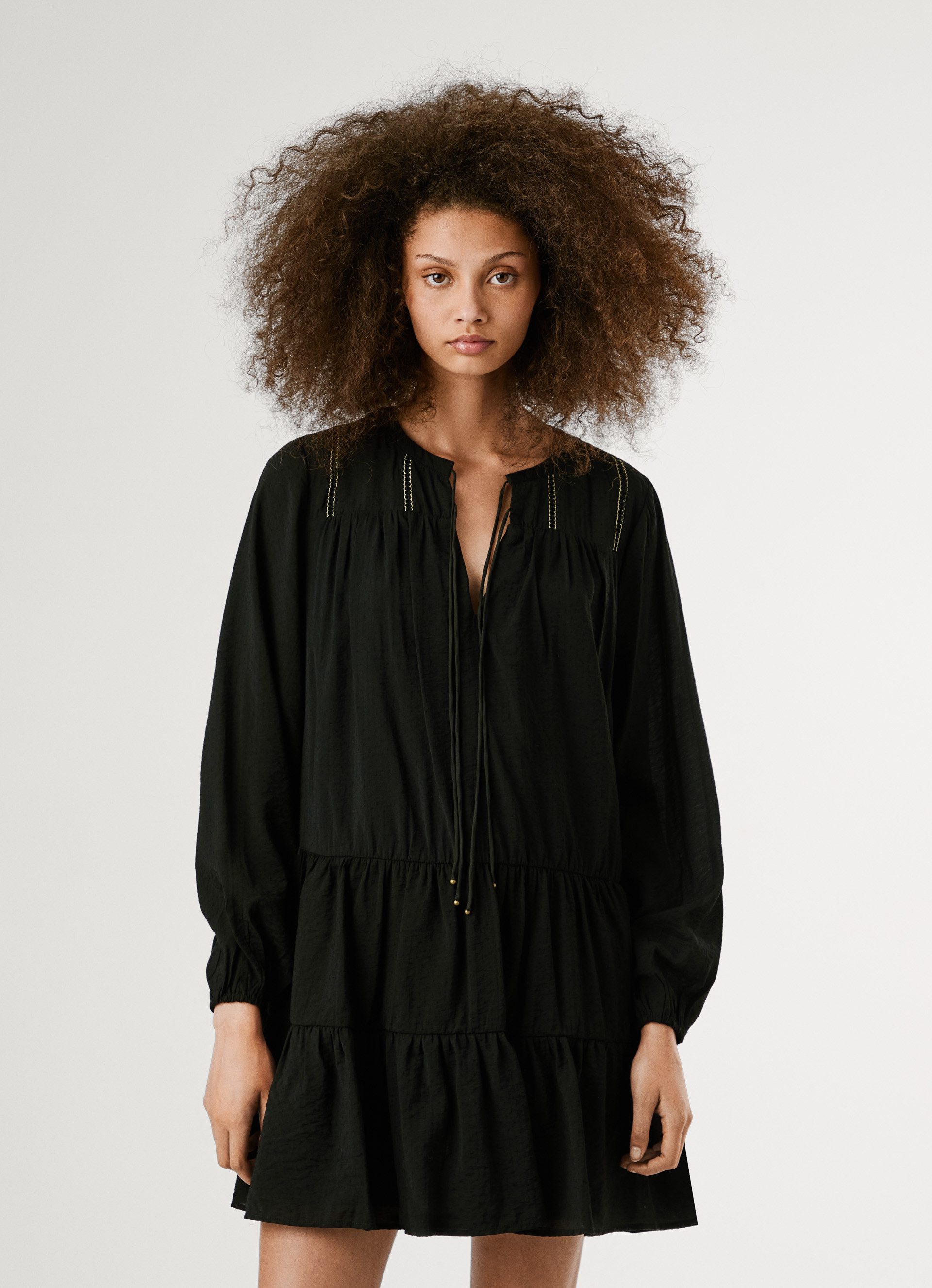 Pepe Jeans Tunikakleid PAULE DRESS mit Stufenschnitt günstig online kaufen
