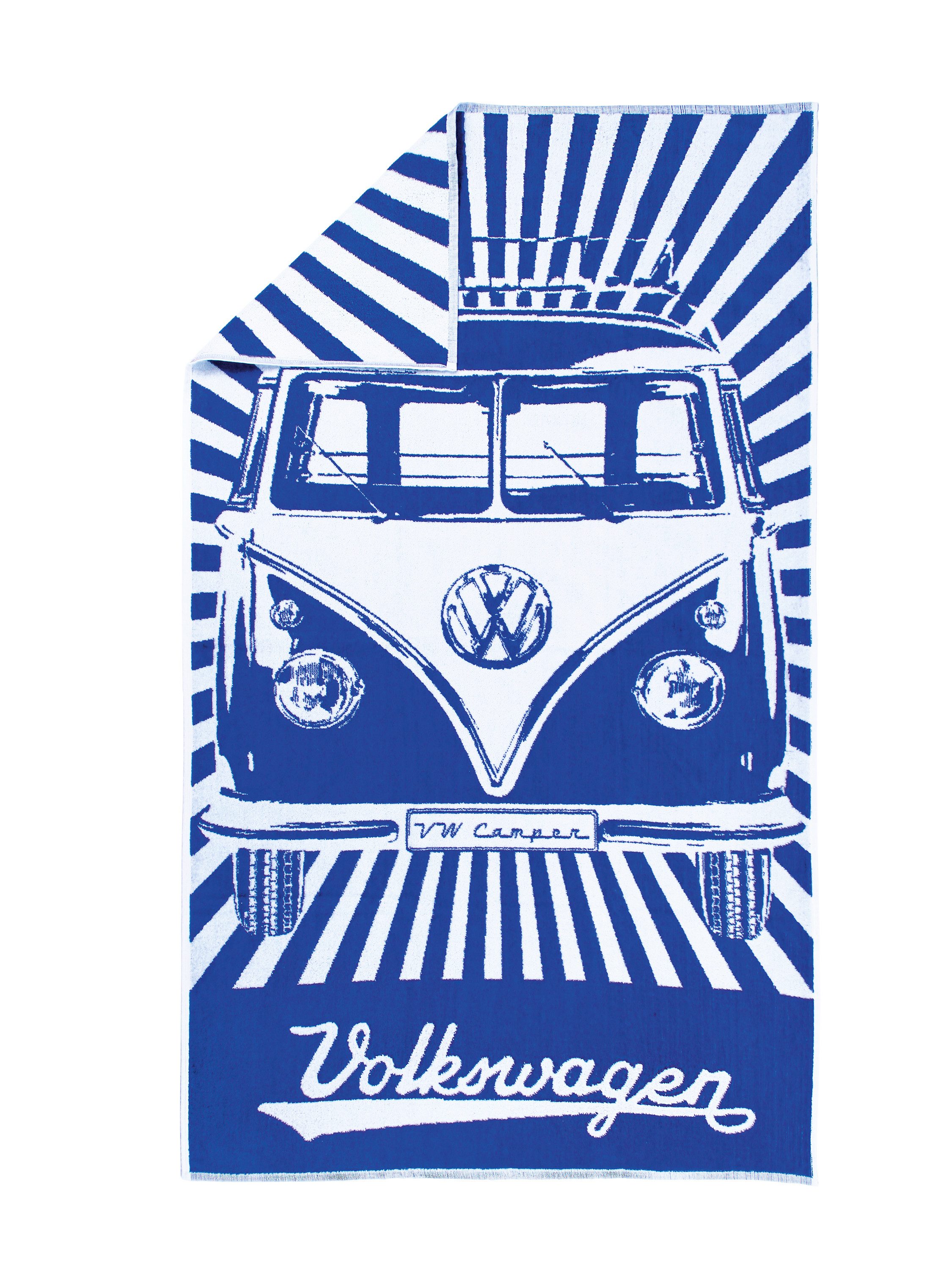 VW Collection by BRISA Strandtuch Volkswagen Badetuch im VW T1 Bulli Bus De günstig online kaufen