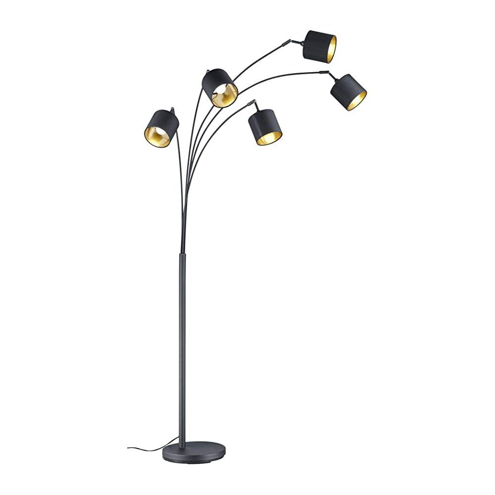 Reality Leuchten Stehlampe Bogenleuchte R46330579 TOMMY Stehleuchte ca. 200 cm hoch