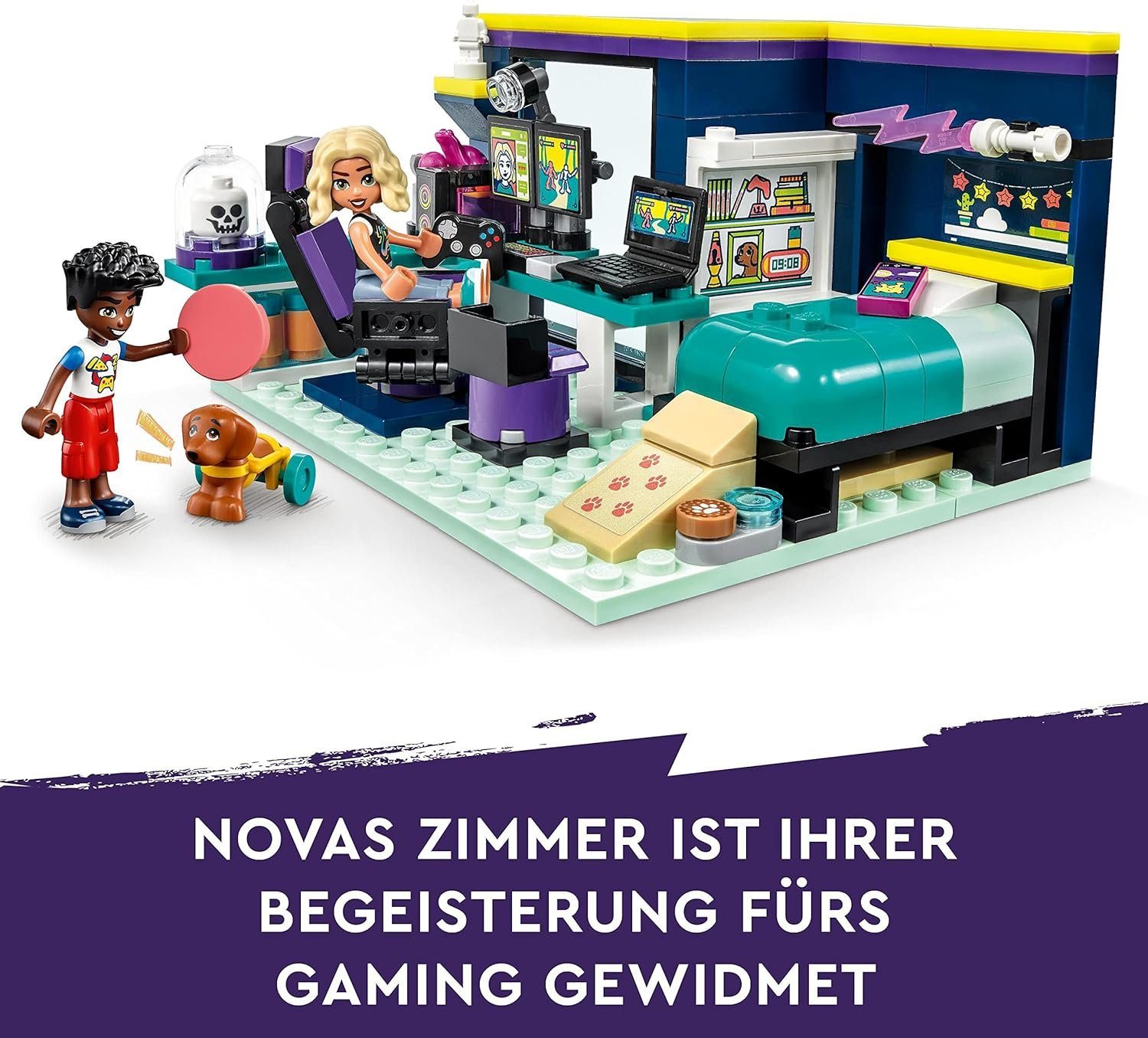 LEGO® Friends - Nova's Gaming Zimmer Room (41755) Konstruktions-Spielset, ( günstig online kaufen
