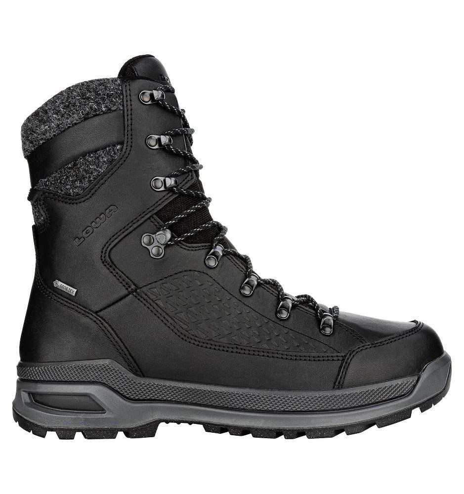 Lowa Renegade Evo Ice GTX (Glattleder, wasserdicht) schwarz Herren Wanderschuh