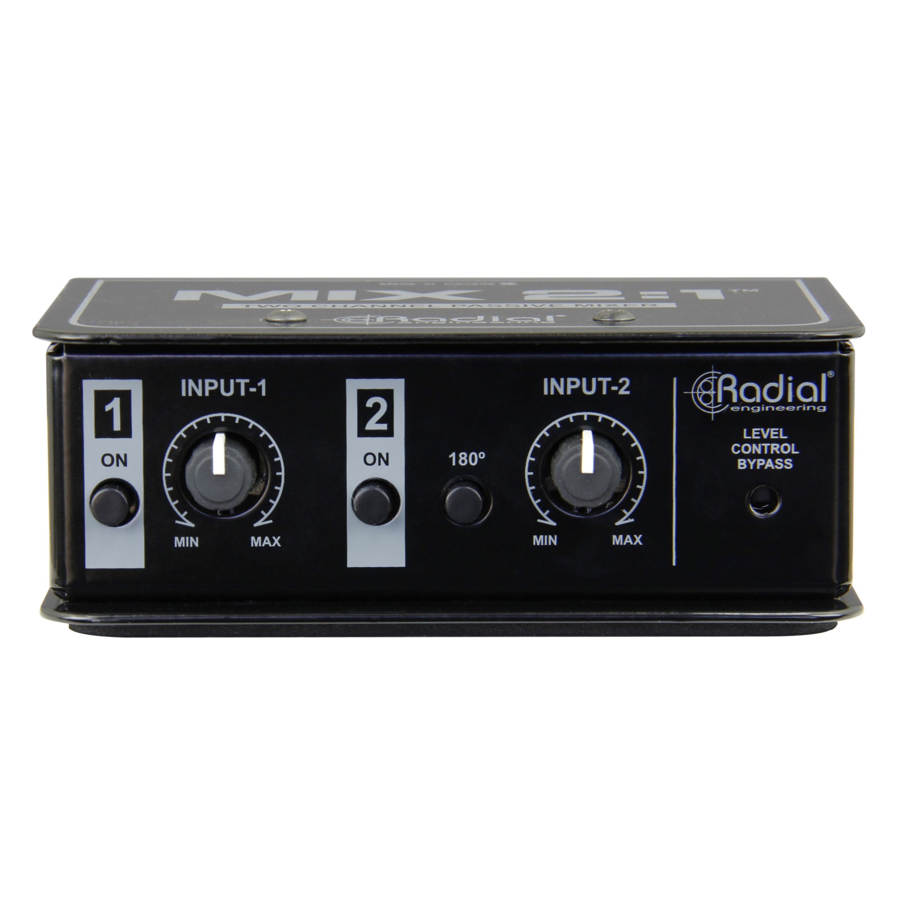 Radial Mischpult, (Mix2:1, Studio Mischpulte, Kleinmixer), Mix 2:1 - Kleinmixer