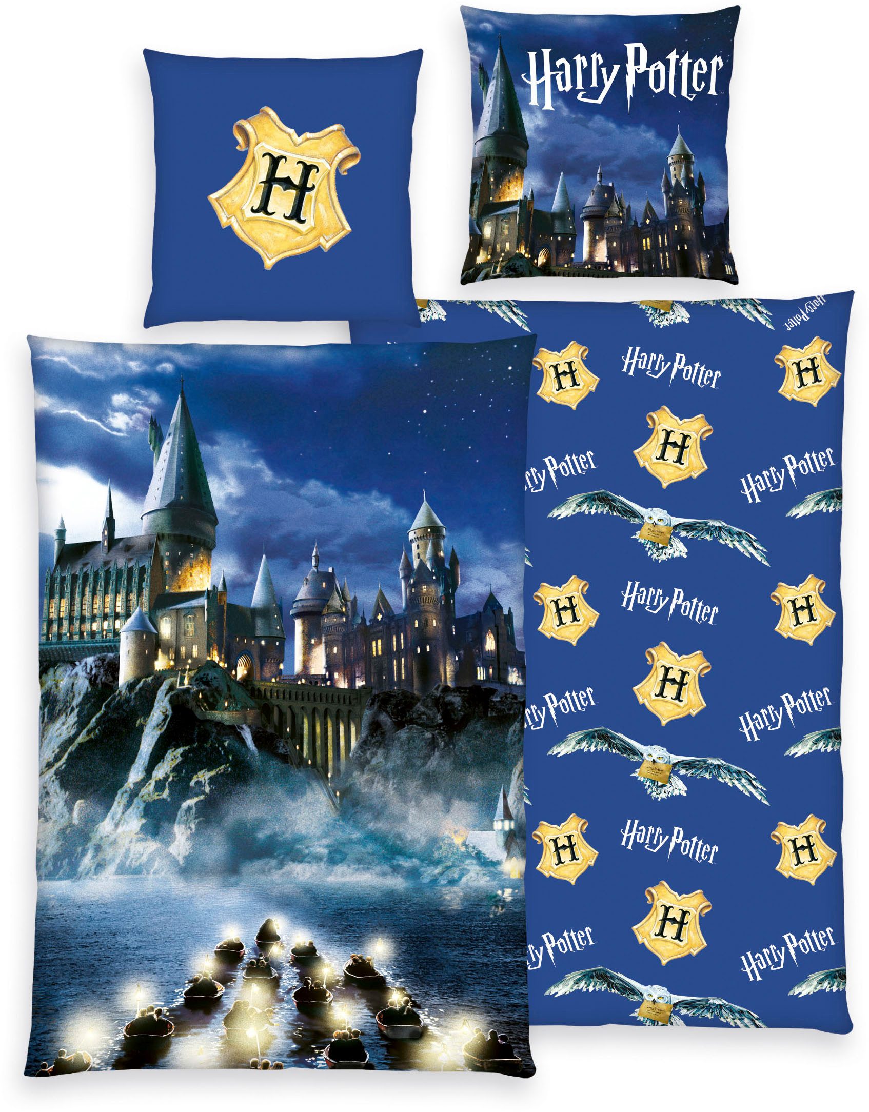 Bettwäsche Harry Potter, Harry Potter, Renforcé, 2 teilig, mit tollem Motiv