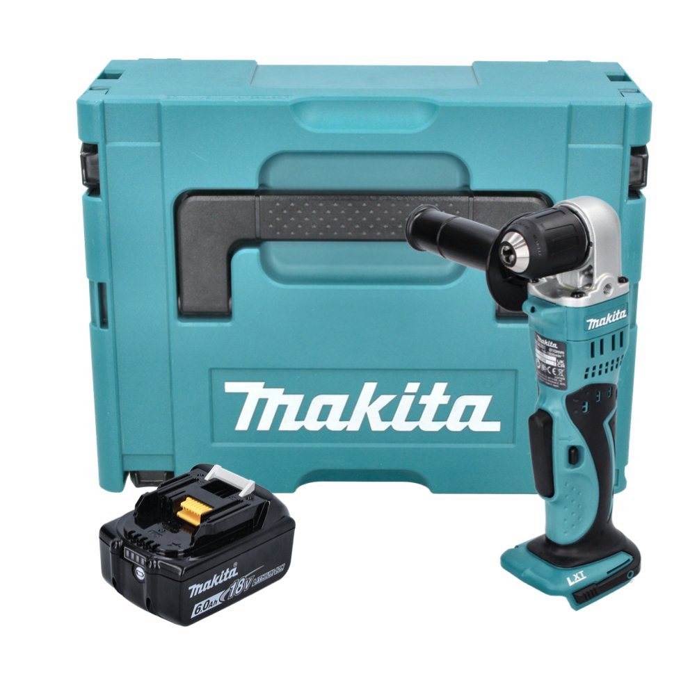 Thumbnail - Makita Winkelbohrmaschine DDA 351 G1J Akku Winkelbohrmaschine 18 V 13,5 Nm + 1x Akku 6,0 Ah + M