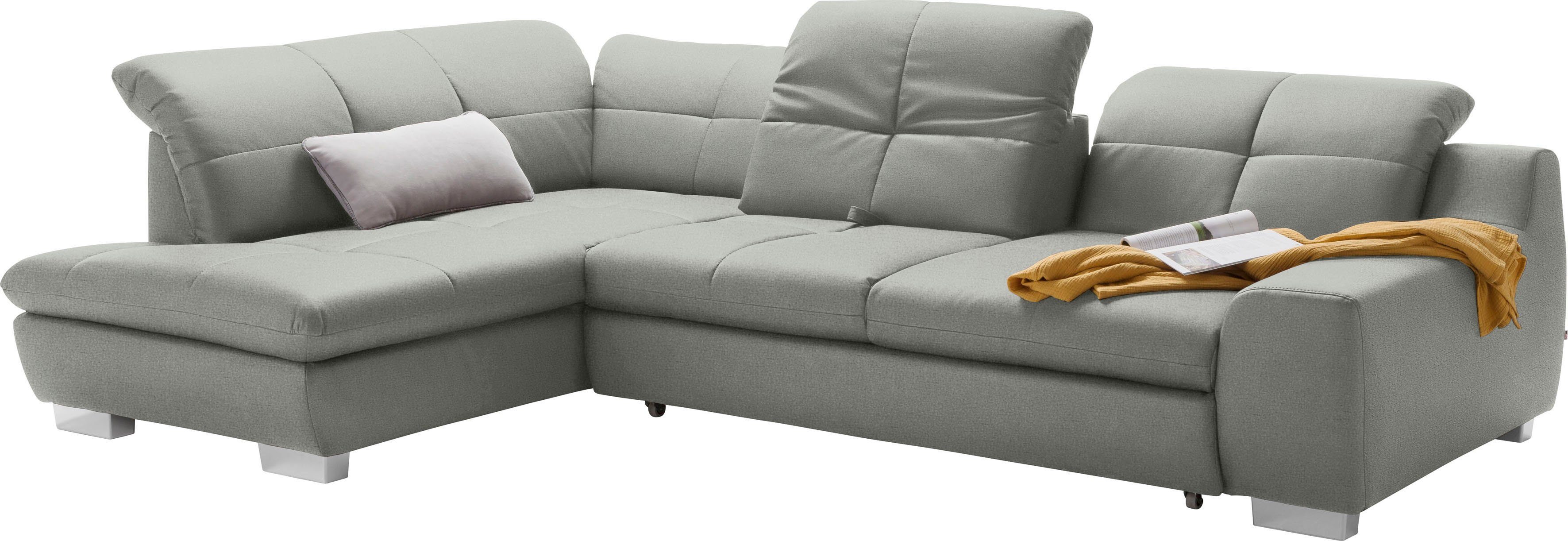 SO mit Musterring one set 1200, Ecksofa Bettfunktion by wahlweise