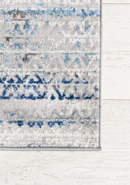 Läufer Läufer FlurLäufer Modern für Vorzimmer Schlafzimmer - Abstrakt Muster, Mazovia, 60 x 100 cm, Kurzflor, Meterware