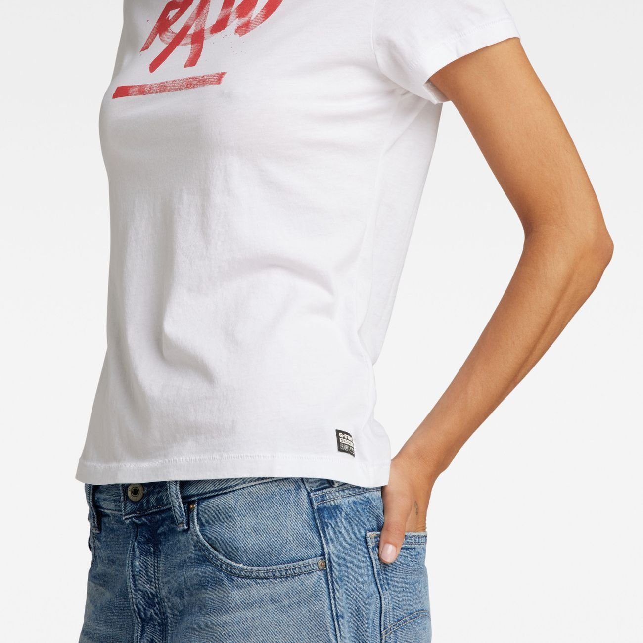 G-STAR T-Shirt Calligraphy graphic r t wmn (1-tlg)