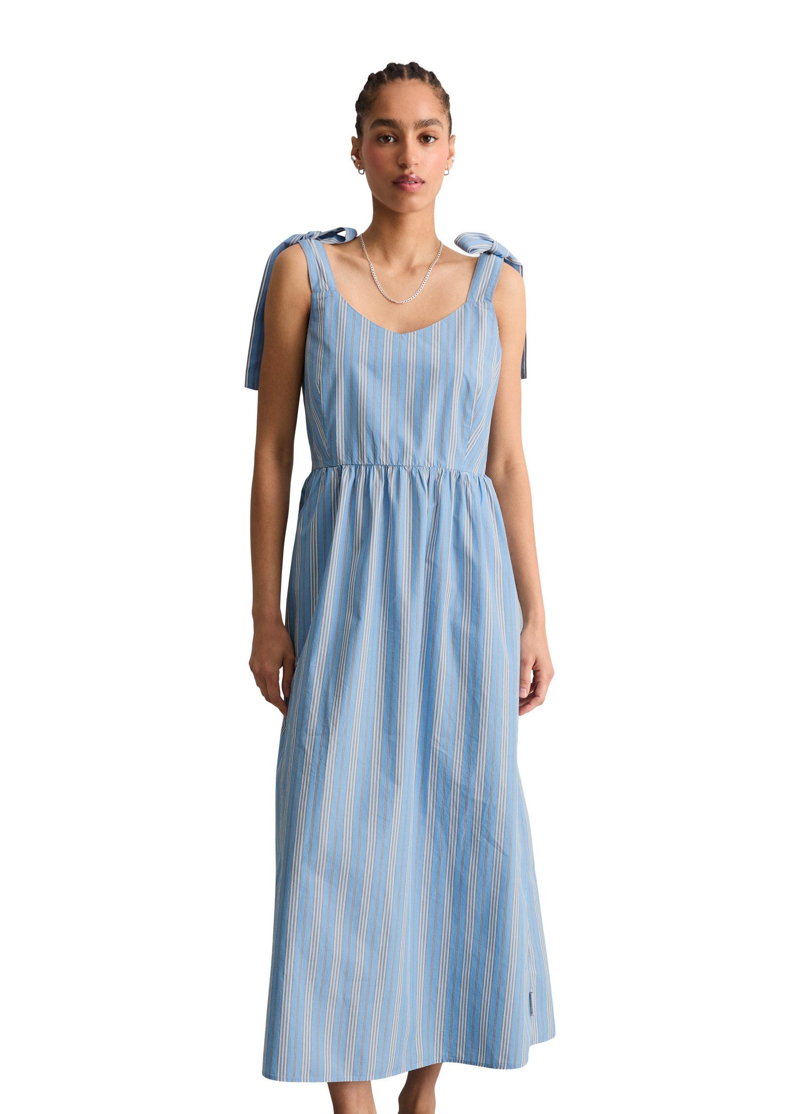 Marc O'Polo DENIM Maxikleid aus Papertouch-Popeline