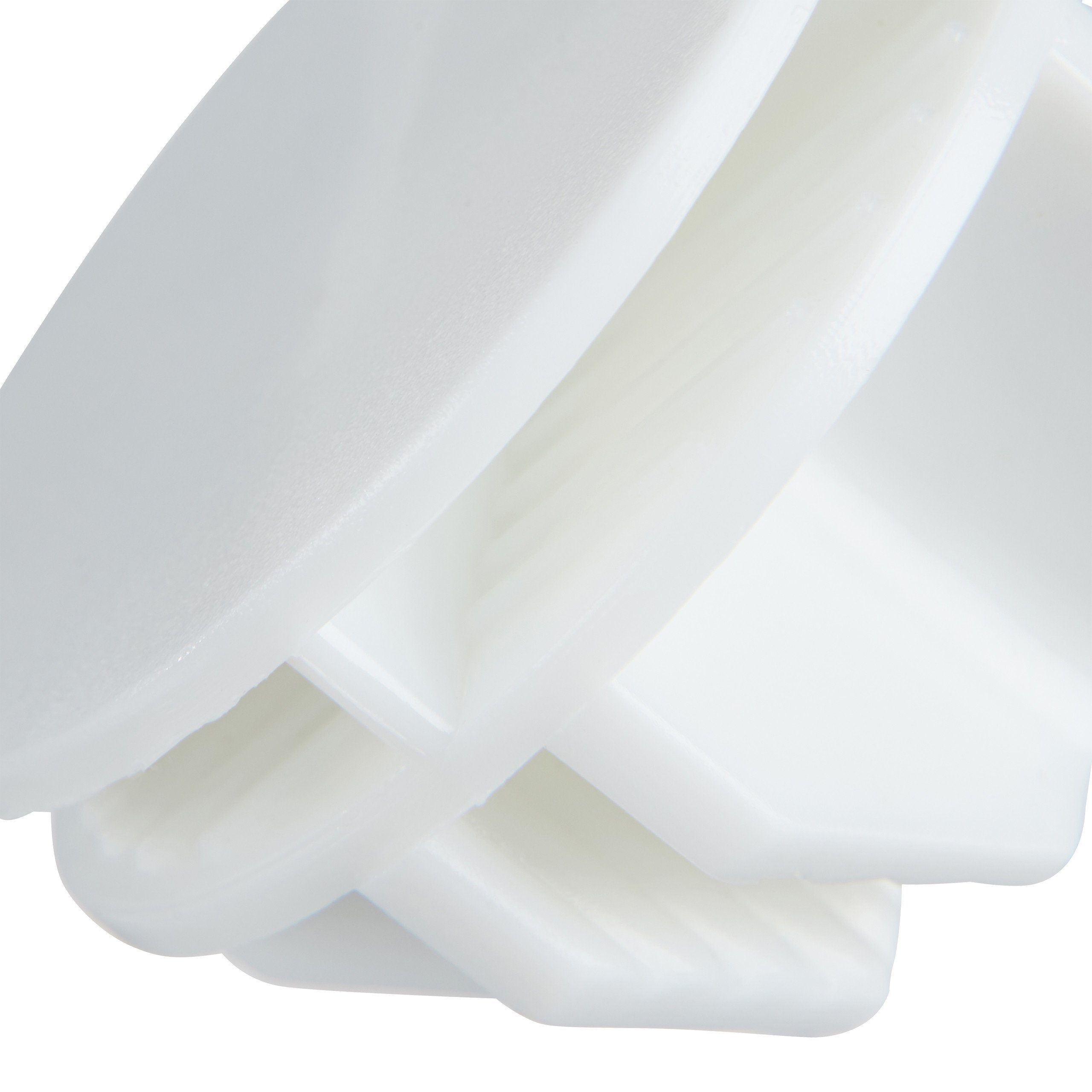 Steckregalsystem, weiß Weiß | Verbindungsstücke Weiß relaxdays Steckregal für