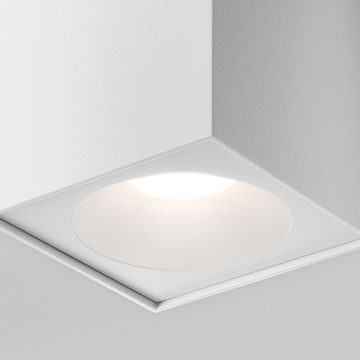 Maytoni Spiegelleuchte Deckenaufbauleuchte Zoom in Weiß GU10 IP65 eckig, keine Angabe, Leuchtmittel enthalten: Nein, warmweiss, Badezimmerlampen, Badleuchte, Lampen für das Badezimmer