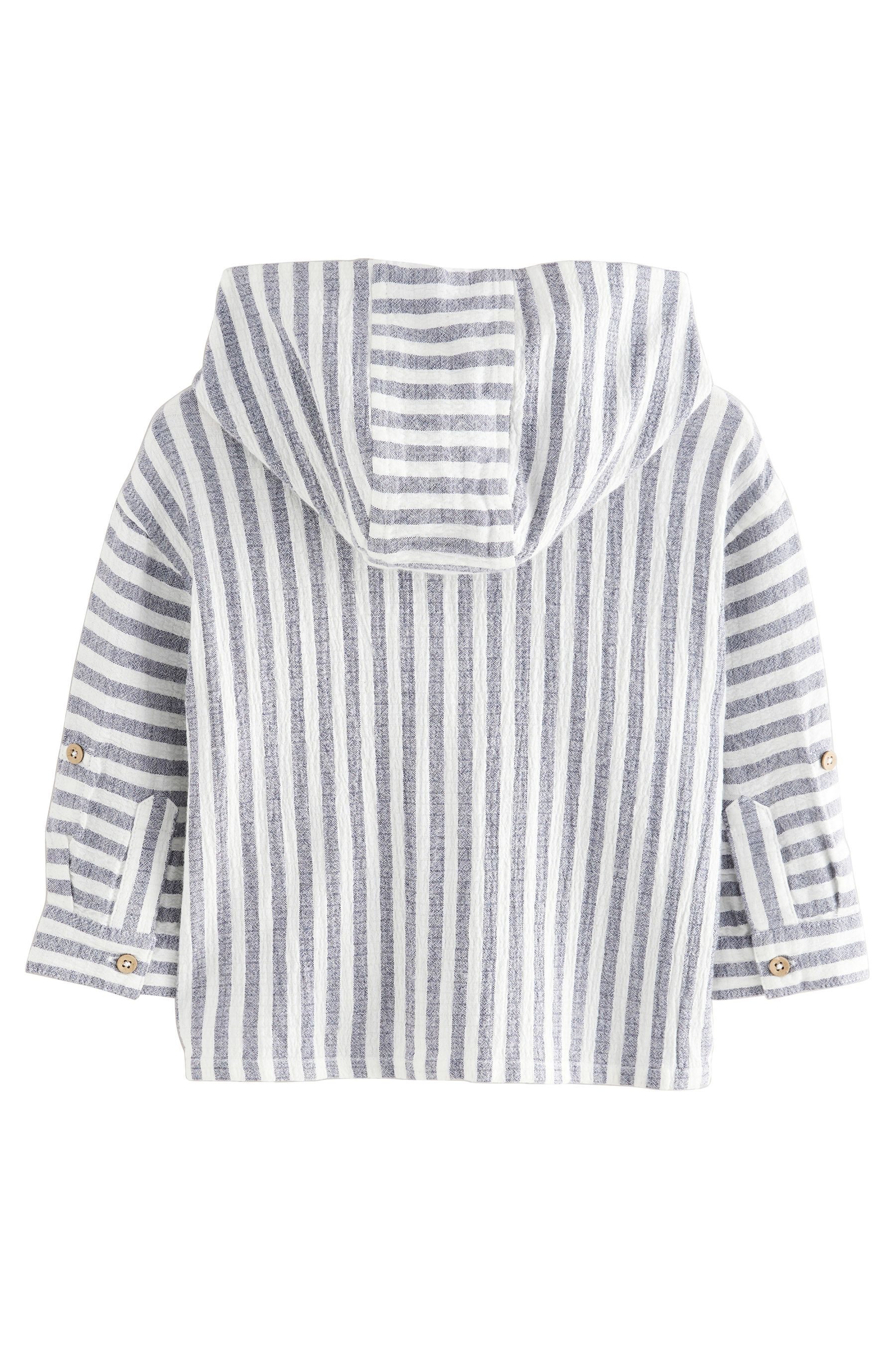 Next Langarmhemd Gestreiftes Kapuzenshirt mit langen günstig online kaufen