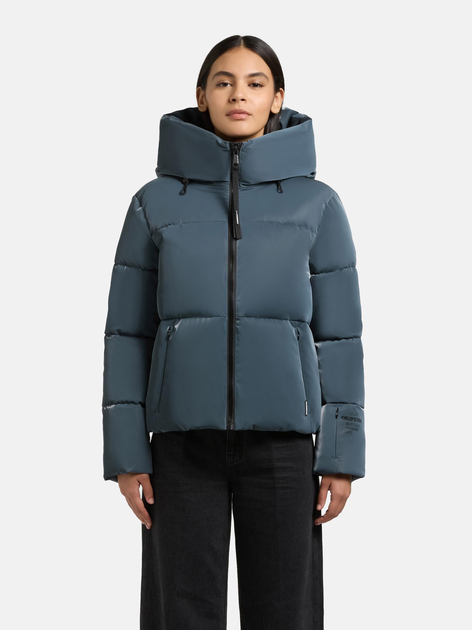 khujo Steppjacke Audrey Shiny Schimmernde Damen günstig online kaufen