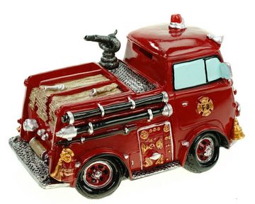 Kremers Schatzkiste Spardose Kremers Schatzkiste Sparschwein Feuerwehrauto 19 cm Nostalgie