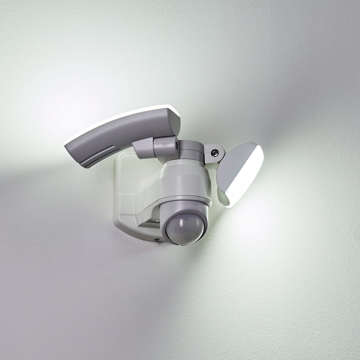 Wand Tür weiß LED Balkon Haus Lampe Sensor Aussen Außen-Wandleuchte Terrassen hofstein Hof