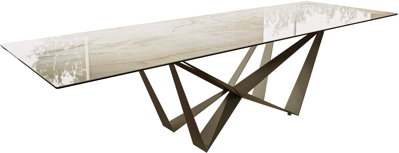 DELIFE Esstisch Edge, Keramik Laminam® Onice günstig online kaufen