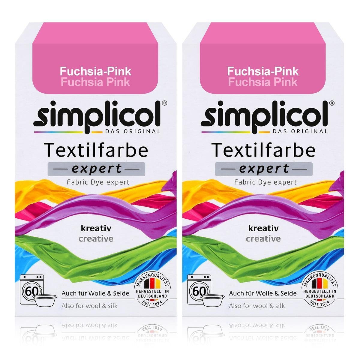 simplicol Textilfarbe Simplicol Textilfarbe expert Fuchsia-Pink 150g ...