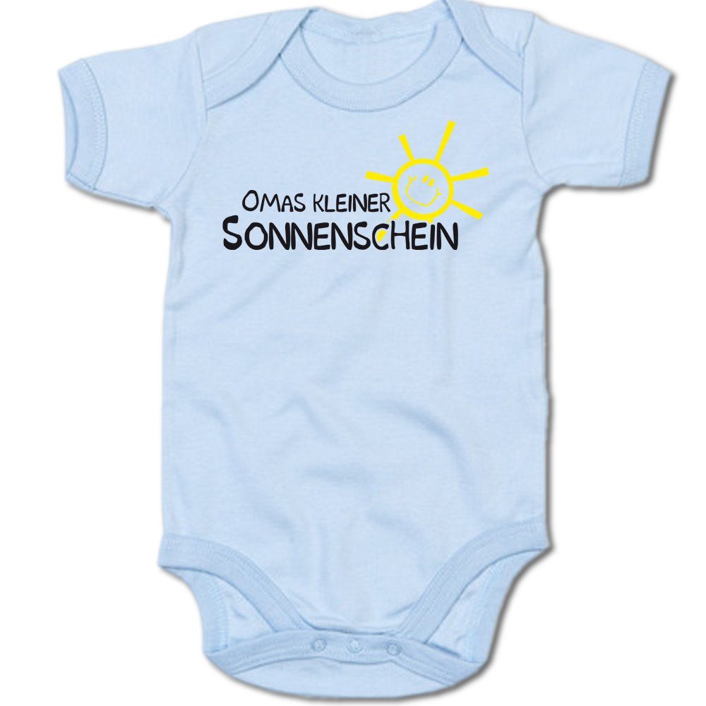 G-graphics Kurzarmbody Omas kleiner Sonnenschein Baby Body mit Spruch / Motiv / Aufdruck • für/von Oma & Opa