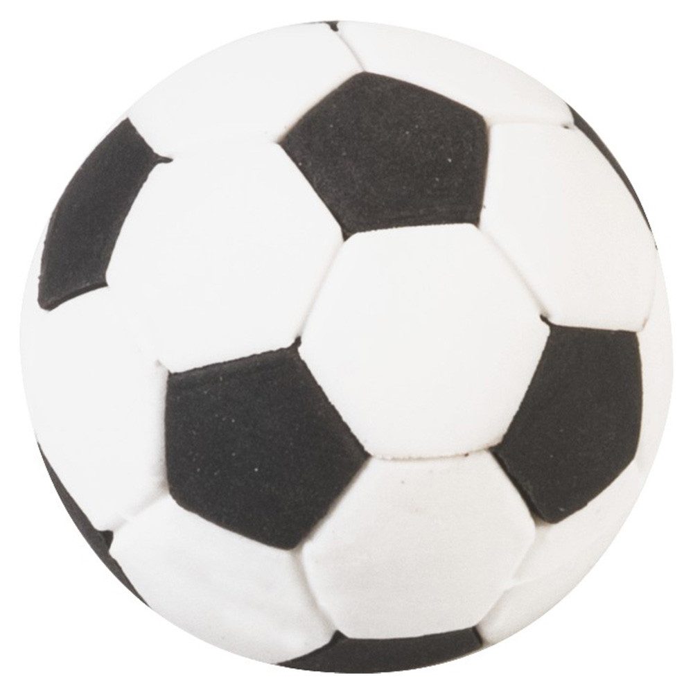 Baier & Schneider Radiergummi Radiergummi Fußball 3D weiß schwarz, geeignet für Bleistifte