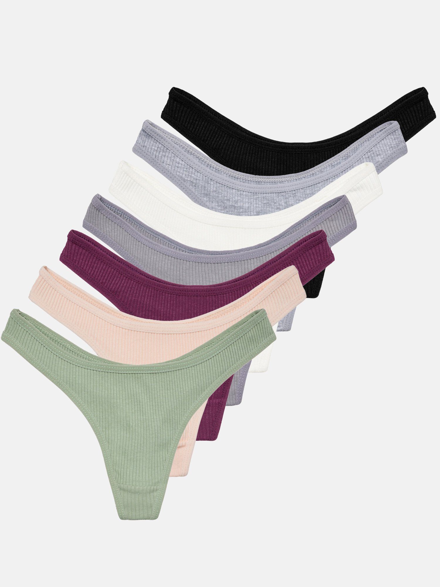 Tazzio Slip F902 (Packung, 7-St) zeitlose und moderne Damen Slips mix farben | Klassische Slips