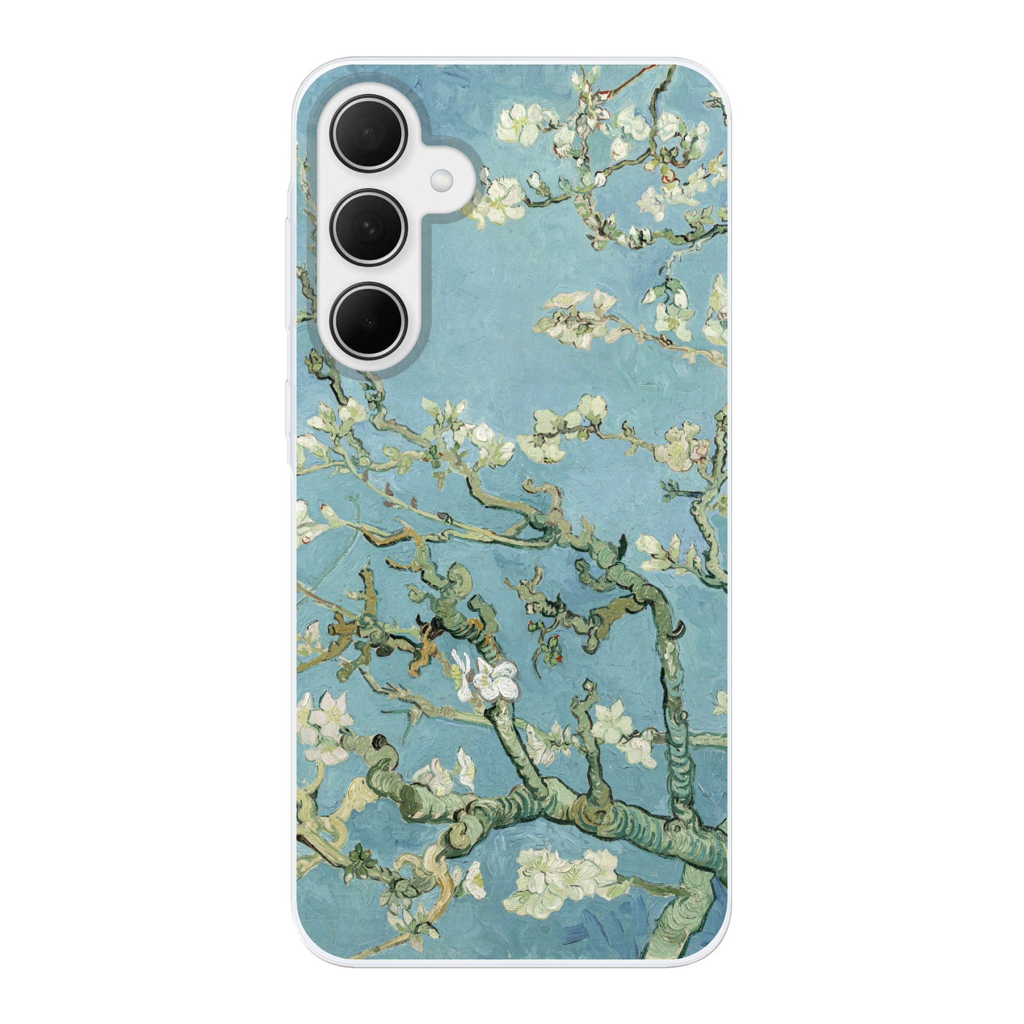 MuchoWow Handyhülle für Samsung Galaxy A35 5G Mandelblüte - Van Gogh - Kunst, Smartphone-Bumper, Print, Handy Schutzhülle Dünn