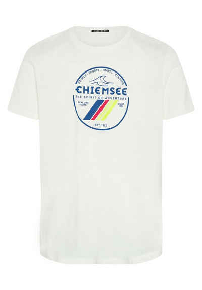 Chiemsee Print-Shirt T-Shirt aus Baumwolle mit Label-Frontprint 1