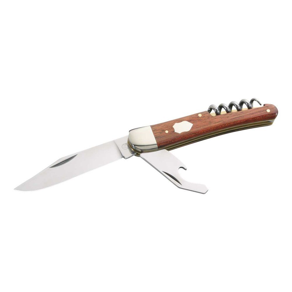 Hartkopf Taschenmesser, Hartkopf-Solingen Taschenmesser, 3tlg., Stahl 1.4034, Rotholz