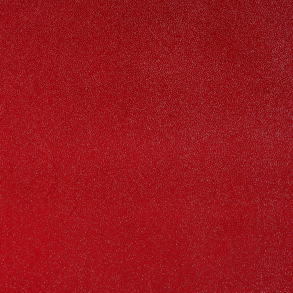 SCHÖNER LEBEN. Stoff Samtstoff Meterware Stretchsamt Glitzer rot silberfarbig 150cm