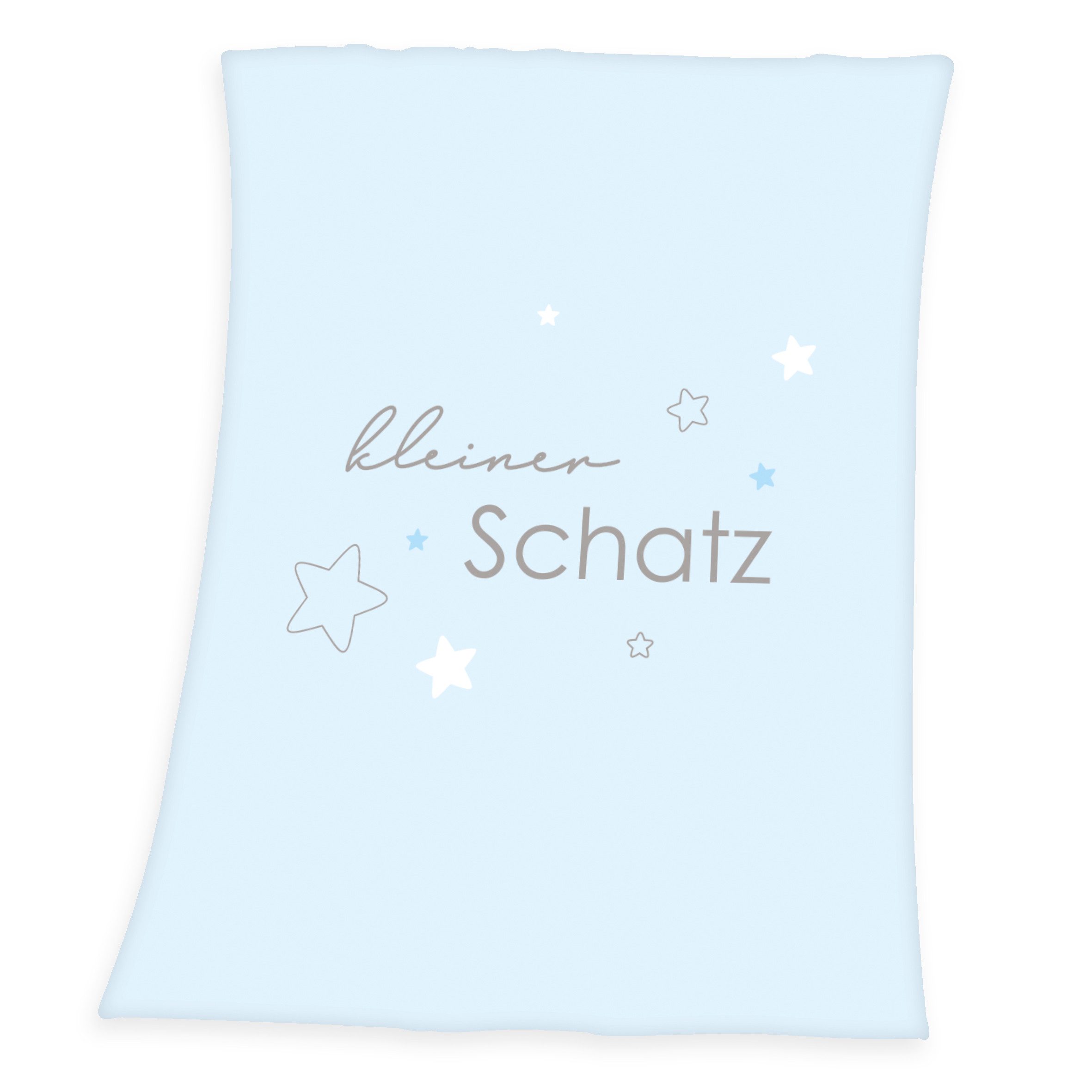 Babydecke Kleiner Schatz Microfaserflausch-Decke 75/100 cm günstig online kaufen