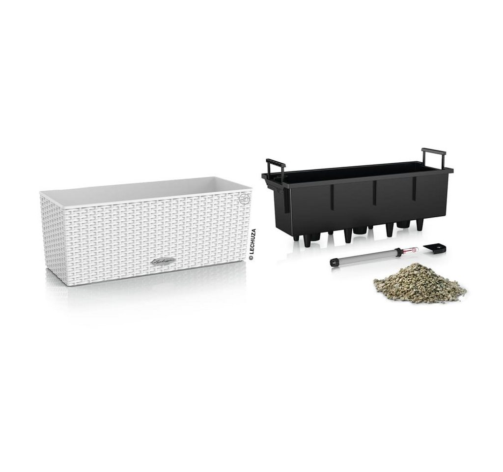 Thumbnail - Lechuza® Blumentopf Pflanzgefäß BALCONERA Cottage 50 ALL-IN-ONE Weiß (1 St)