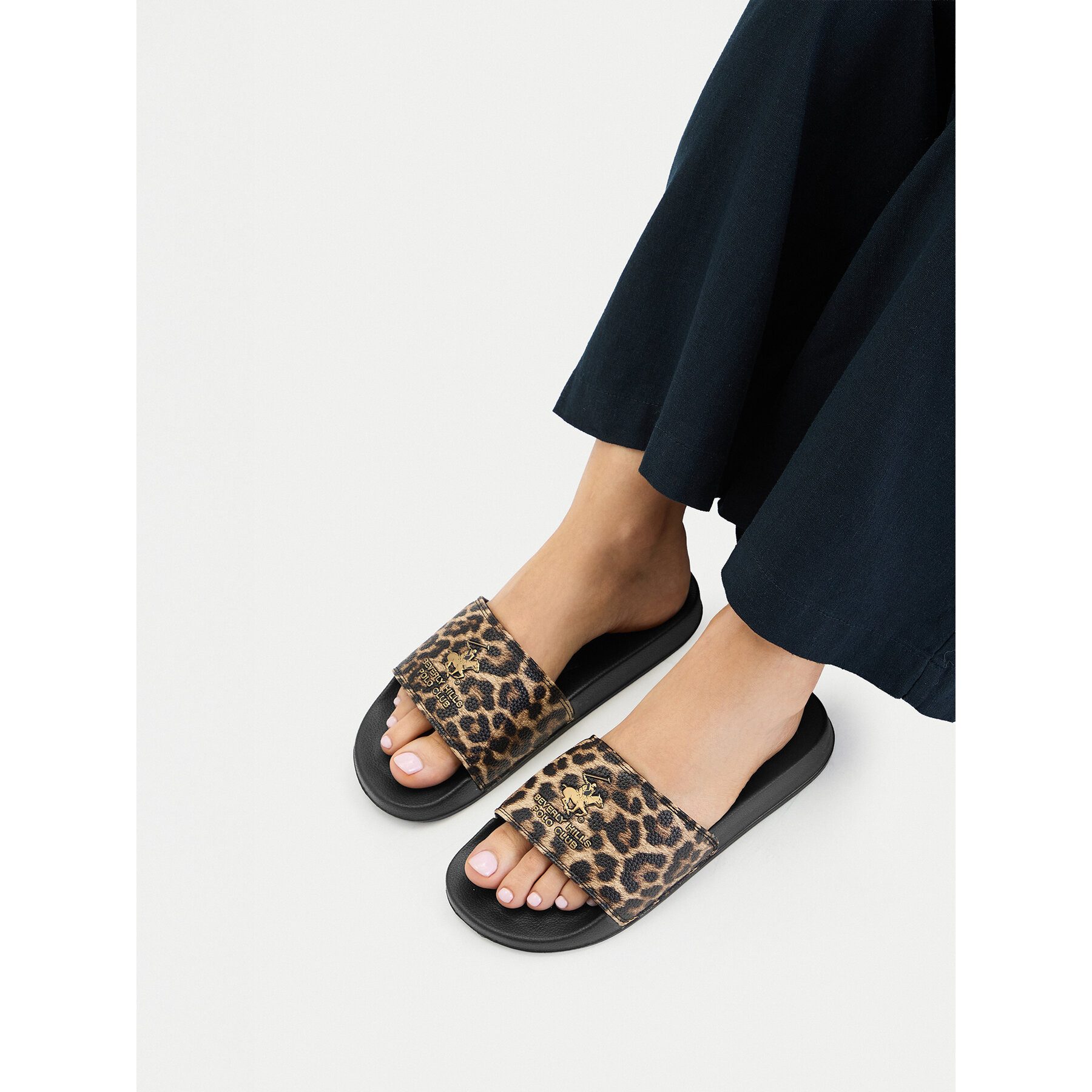 BEVERLY HILLS POLO CLUB Beverly Hills Polo Club Damen-Flip-Flops, braun Badepantolette