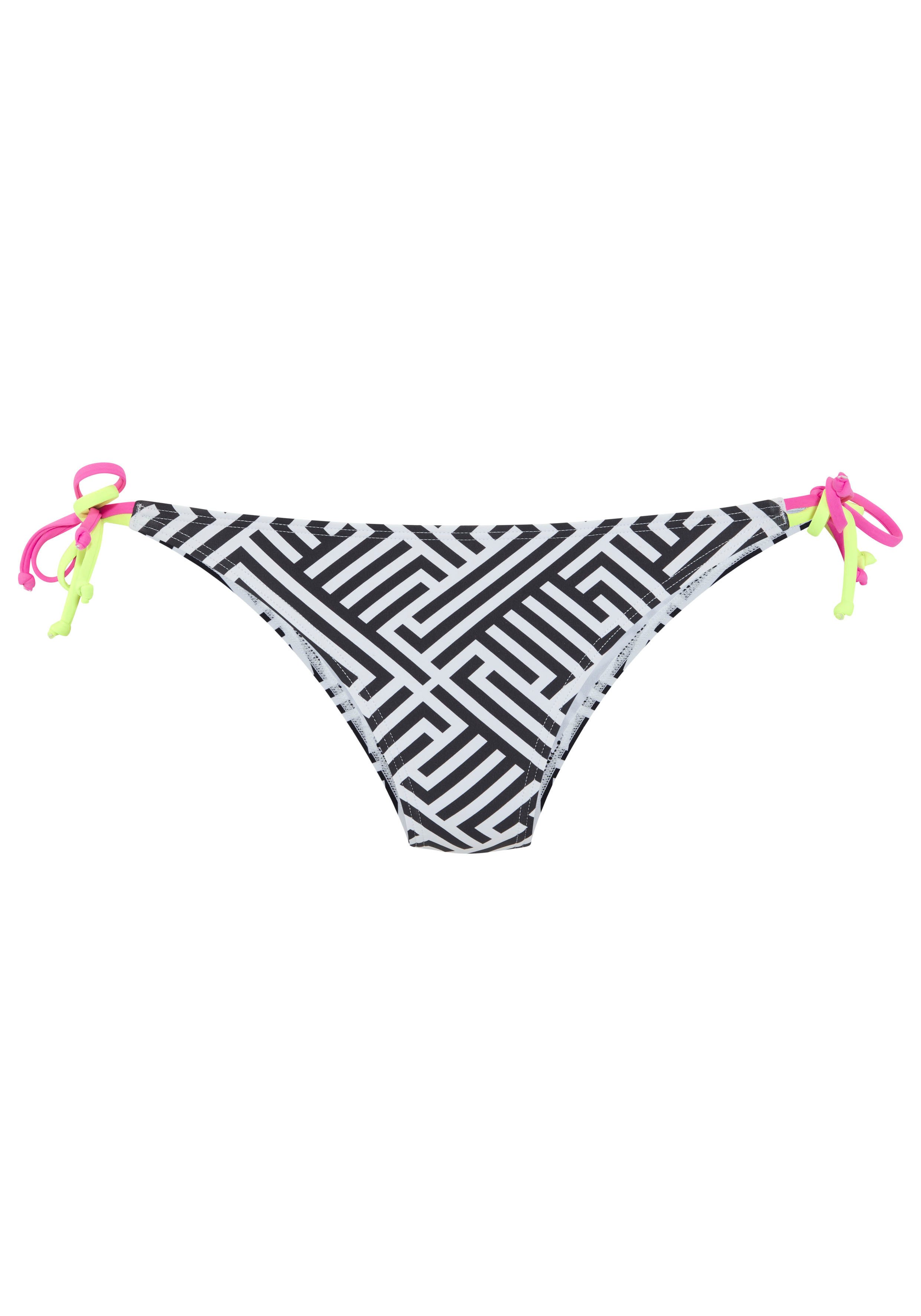 Buffalo Bikini-Hose Gioletta Mit kontrastfarbigen Bindebändern günstig online kaufen
