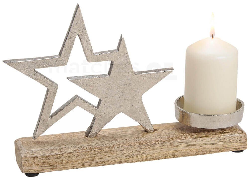 matches21 HOME & HOBBY Kerzenhalter Sterne günstig online kaufen