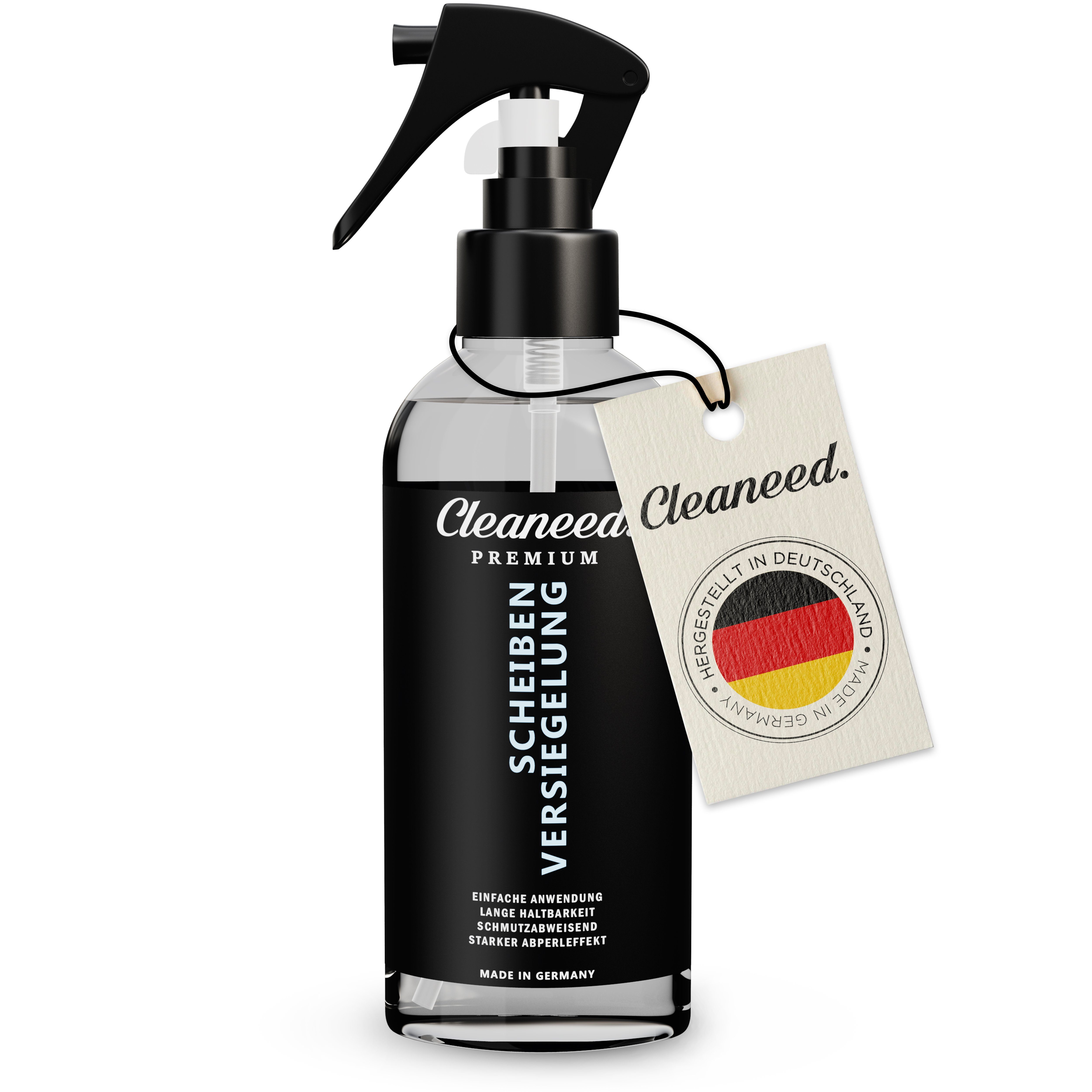 Cleaneed Cleaneed Premium starkem und Lange Scheibenversiegelung mit Anwendung Auto Abperleffekt Einfache Scheibenversiegelung Windschutzscheiben Spray, (Regenabweiser Versiegelung), Haltedauer