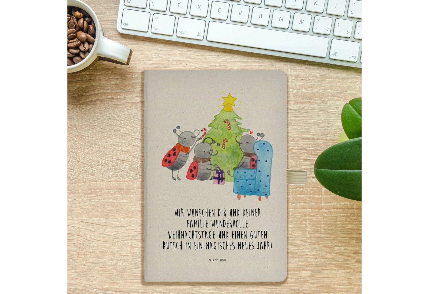 Thumbnail - Mr. & Mrs. Panda Notizbuch Weihnachten Smörle - Transparent - Geschenk, Heiligabend, Weihnachtsb Mr. & Mrs. Panda, Kreat...