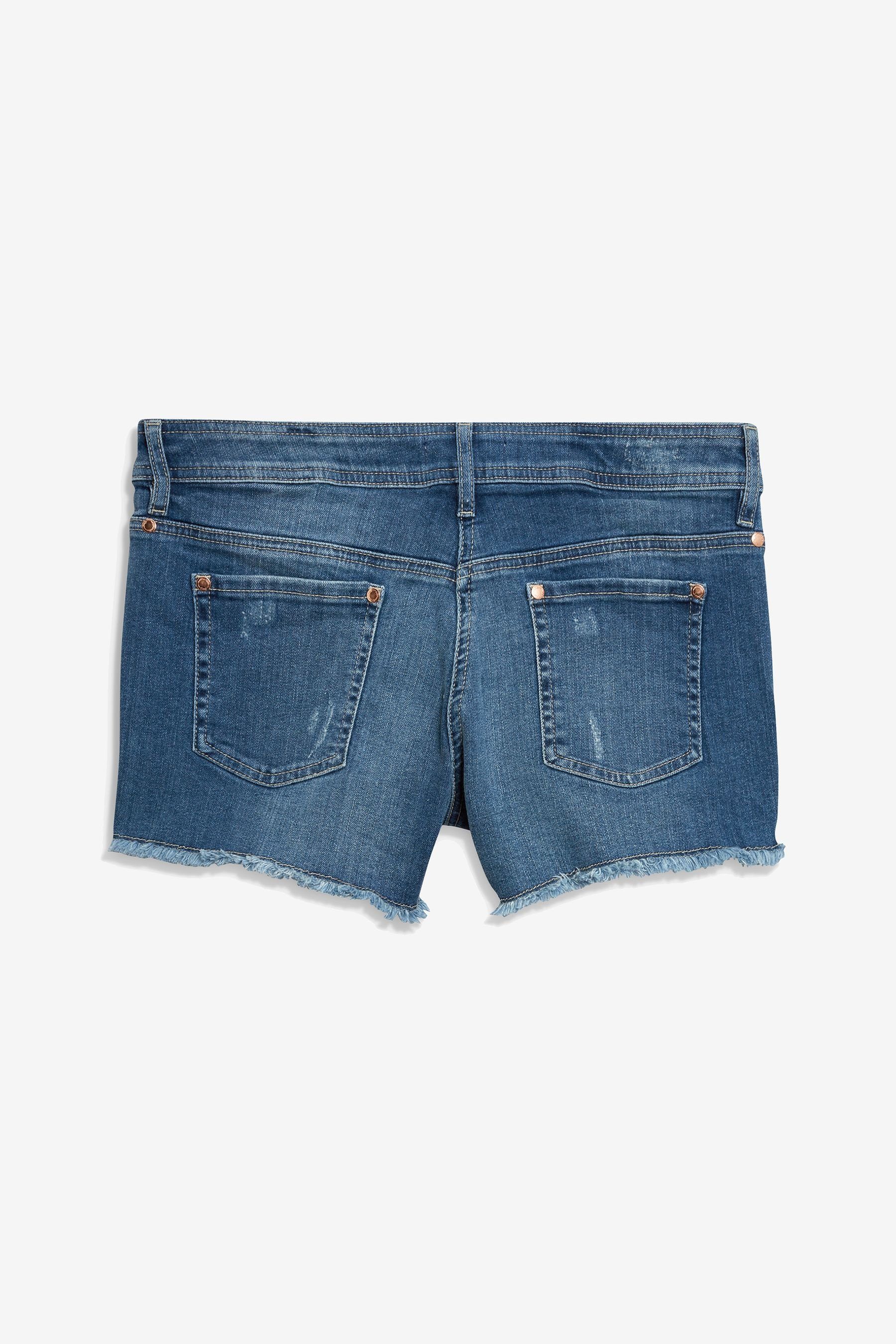 Next Blue (1-tlg) Denim-Shorts Jeansshorts