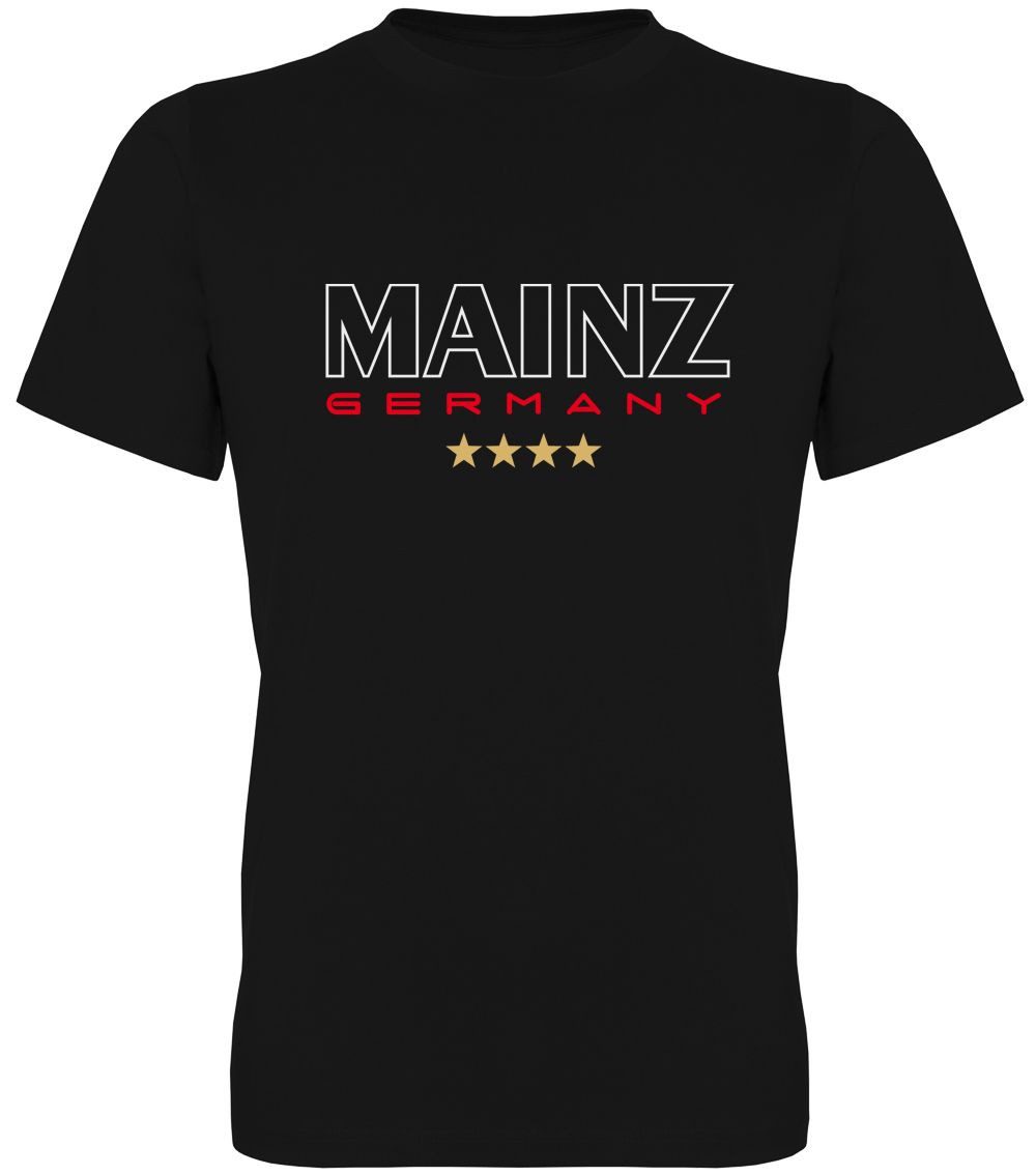 G-graphics T-Shirt Mainz Germany (1-tlg) Herren T-Shirt mit einem Motiv für den echten Fan