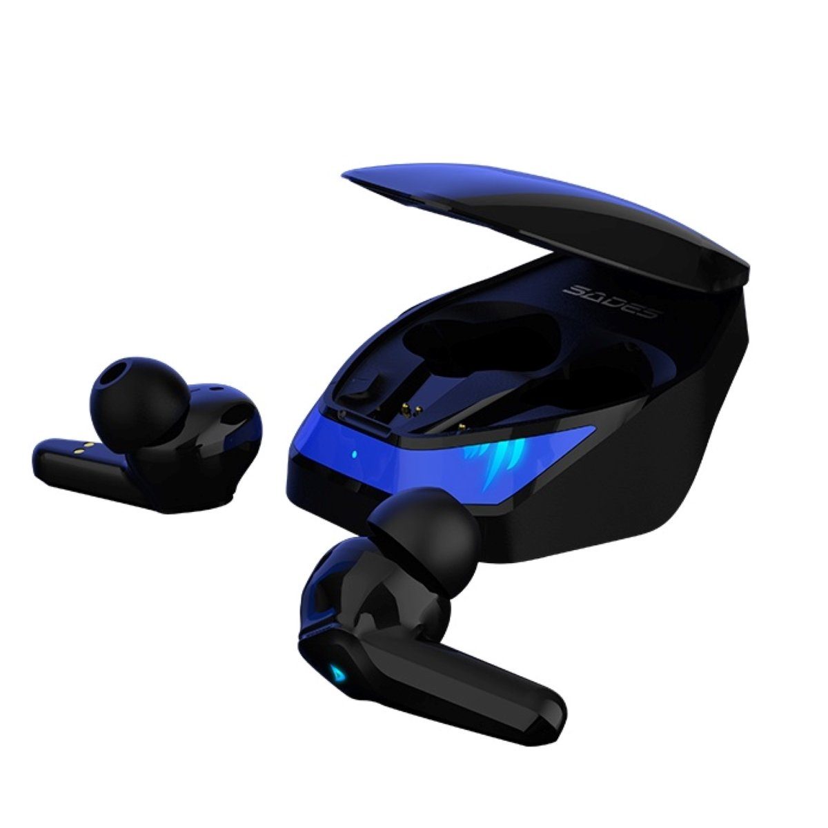 Sades Wings 200 TW-S02 Gaming-Headset (kabellos, Stereo, mit Mikrofon, Bluetooth 5.0, automatische Kopplung)