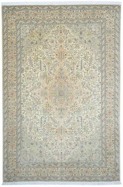 Orientteppich Perser - Täbriz - Royal - 306 x 203 cm - mehrfarbig, morgenland, rechteckig, Höhe: 7 mm, Wohnzimmer, Handgeknüpft, Einzelstück mit Zertifikat