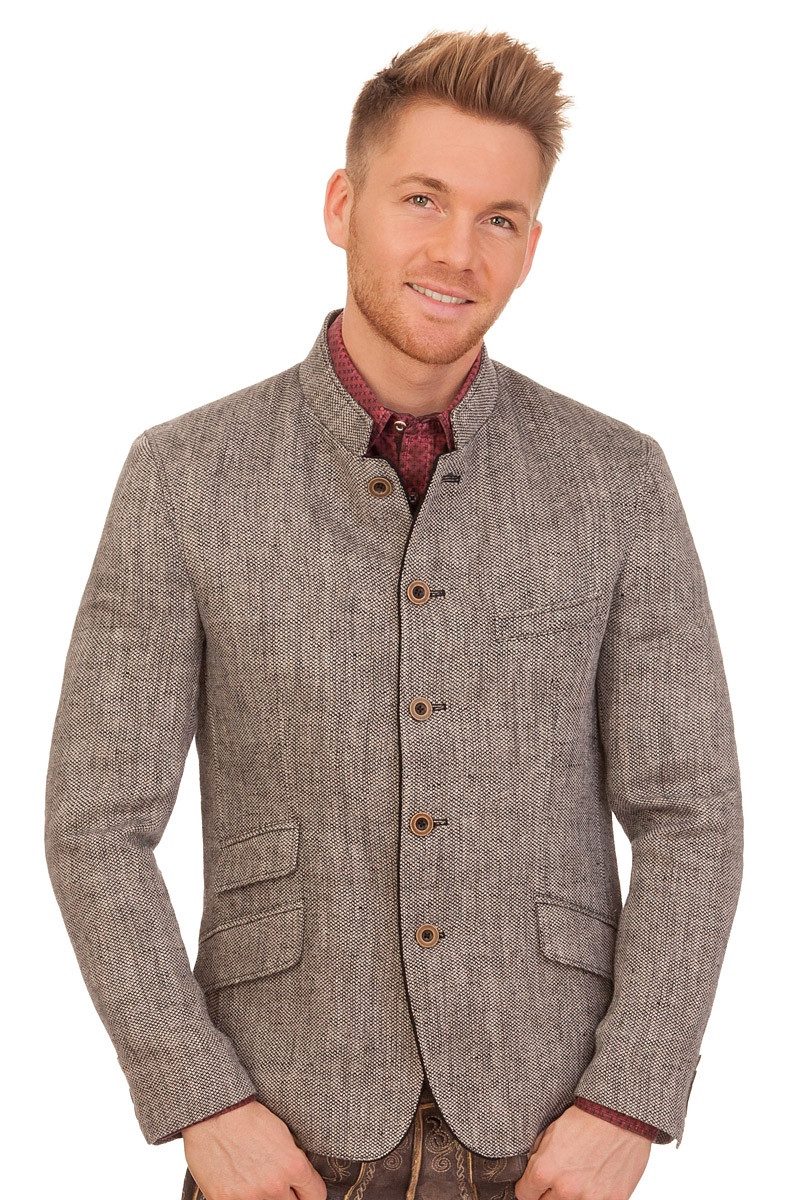 H. Moser Trachtenjanker Janker - HINTERGLEMM - dunkelgrau