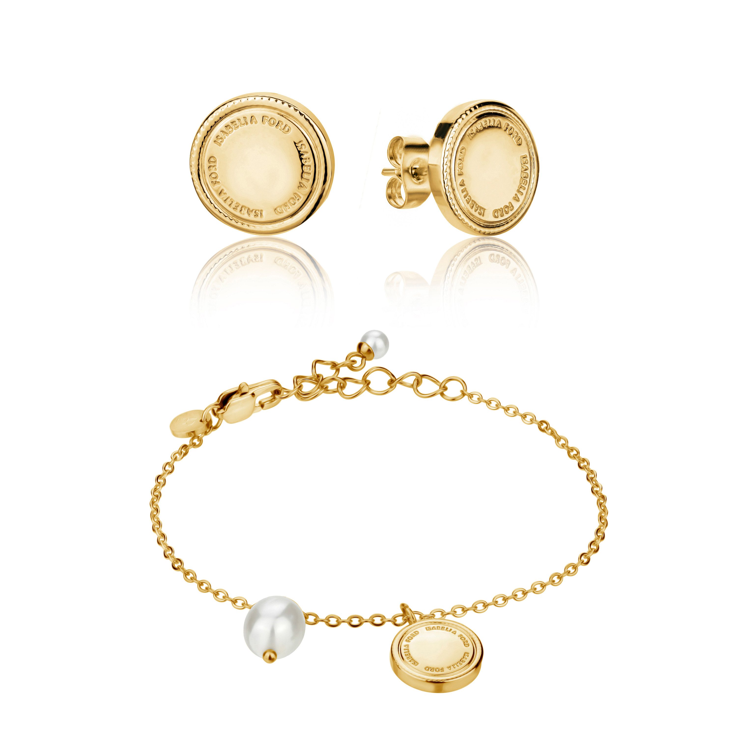 ISABELLA FORD Schmuckset IS010G, 10 mm / 155 mm