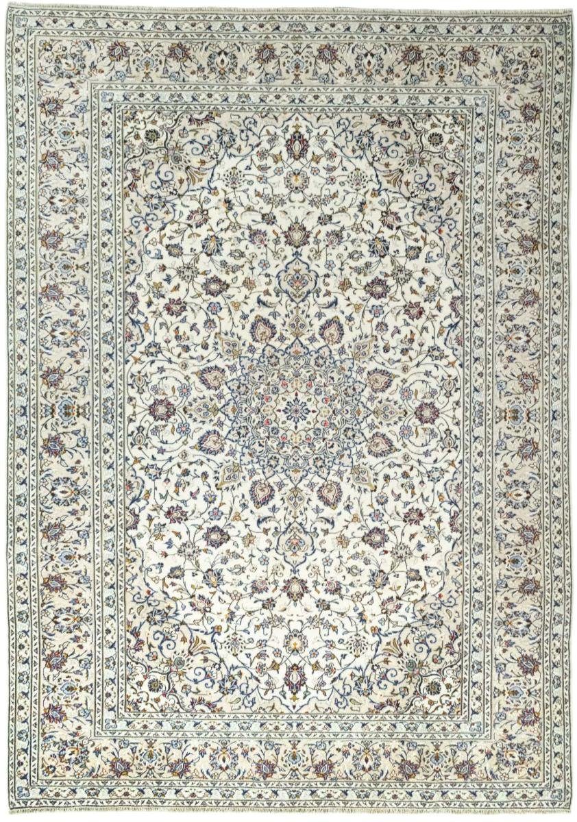 Orientteppich Keshan 244x345 Handgeknüpfter Orientteppich / Perserteppich, Nain Trading, rechteckig, Höhe: 12 mm