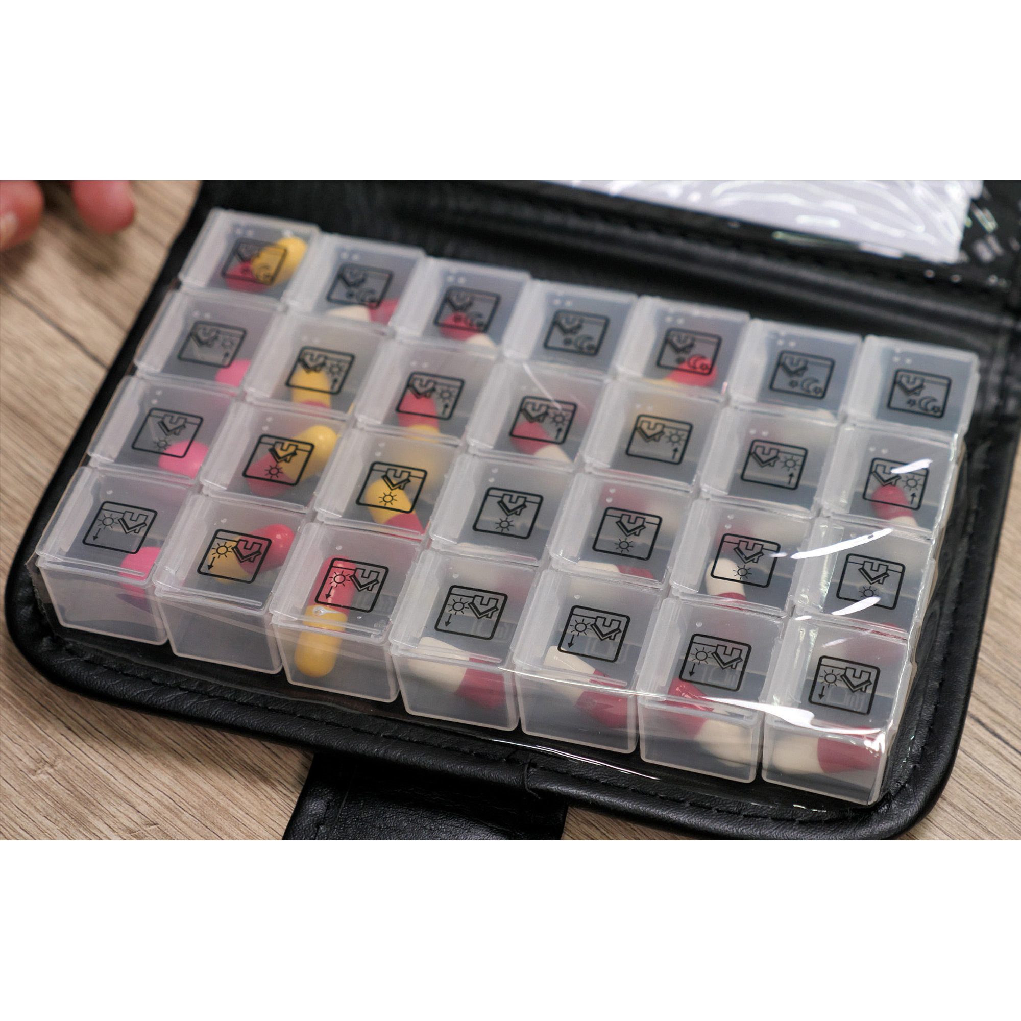 Wellys Kleidersack 7-Tage-Pillendose "Lavendel-Traum" – Bild 3 von 4